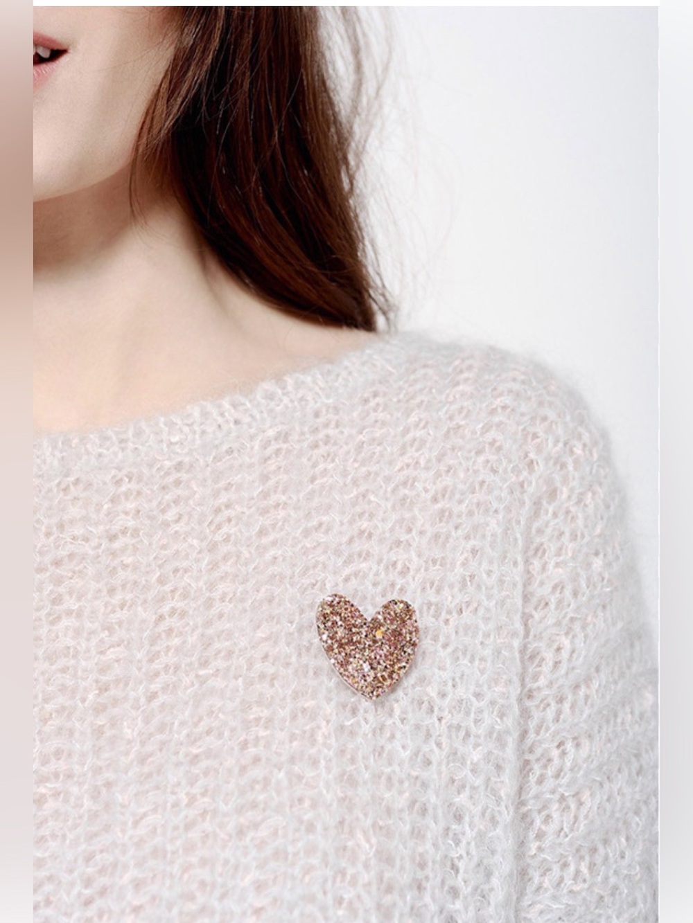 Des Petits Hauts Heart Brooch